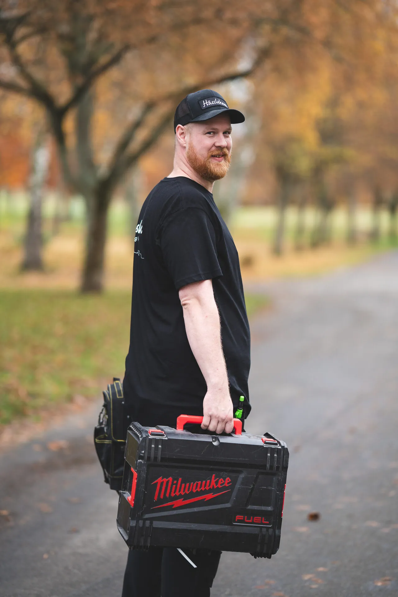 Corporate portrait on location