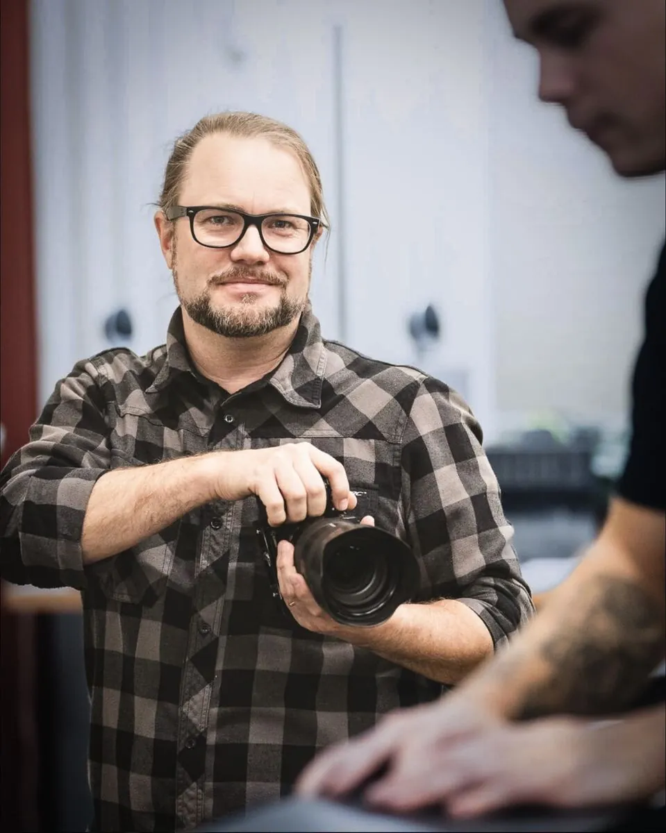 Portrait of Daniel Larsson, photographer